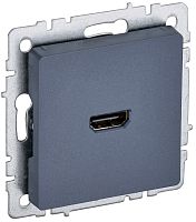 Розетка HDMI без рамки IEK Brite РHDMI-0-БрМ 1-м. маренго картинка